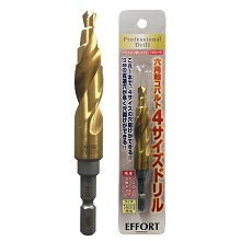 六角軸鉄工ドリル、電動工具の先端刃物はエホート（EFFORT）